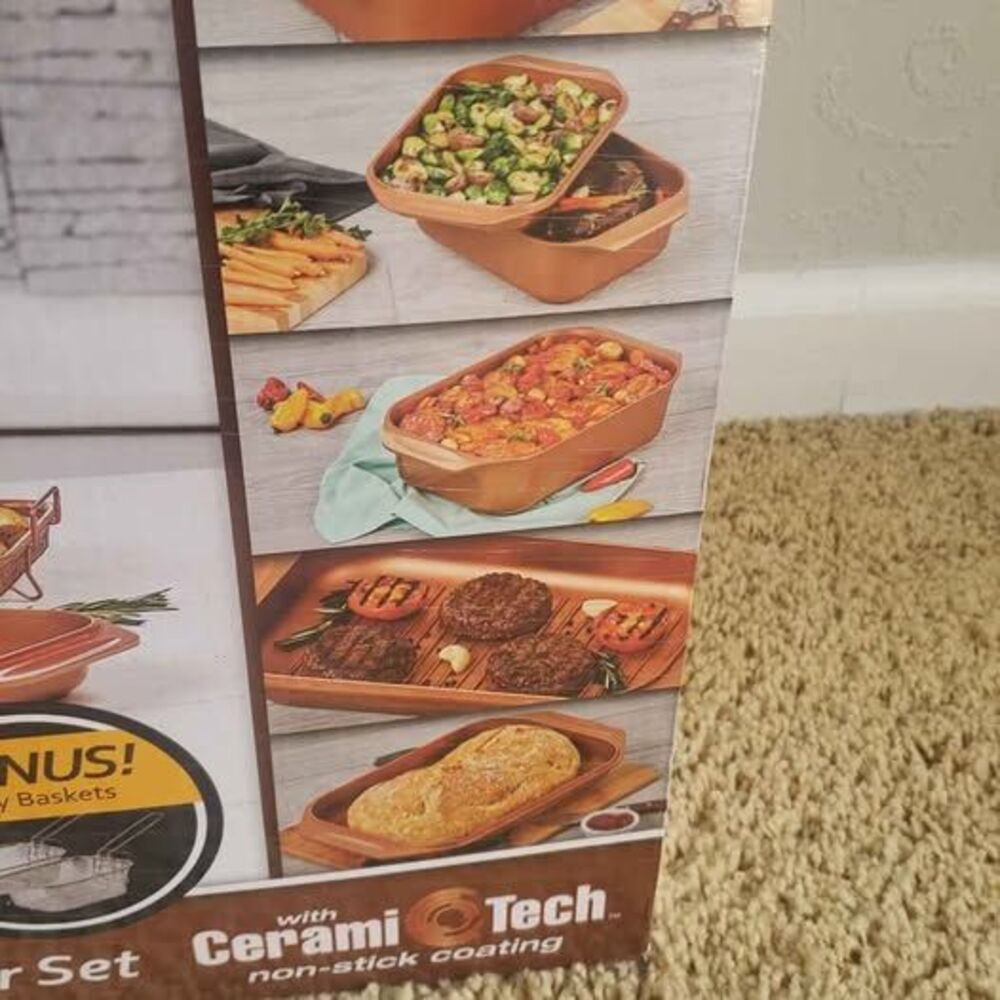 12.5 QT Copper Chef Wonder Cooker XL - Picture 3 of 10